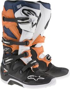 img 4 attached to Alpinestars Enduro Boots Black Orange