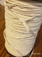 img 1 attached to 3Mm X 220Yd Natural Cotton Macrame Cord For Handmade Plant Hanger Wall Hanging Craft Making - ZOUTOG review by Terry Brendemuehl