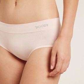 img 1 attached to Soft And Breathable Women'S Bamboo Viscose Midi Brief By Boody, Seamless Stretch Panties With Mid Rise - Eco-Friendly Bodywear
