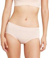 soft and breathable women's bamboo viscose midi brief by boody, seamless stretch panties with mid rise - eco-friendly bodywear логотип