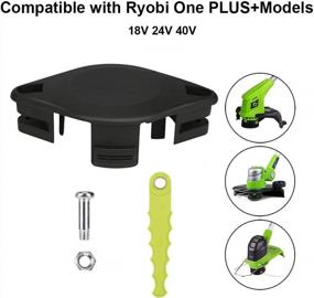 img 2 attached to THTEN ACFHRL2 Bladed Head: The Ultimate Weed Eater Compatible With Ryobi Trimmers - Get 6 Replacement Blades Now!