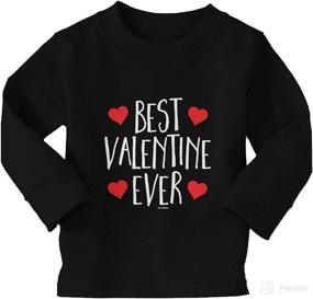 img 4 attached to Adorable Valentine's Gift: Heart Love Cute Infant/Toddler Cotton T-Shirt