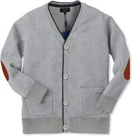 👦 cotton knitted cardigan sweater for boys - gioberti's clothing collection - sweaters logo