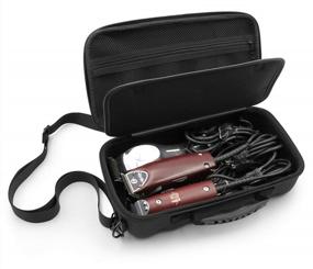 img 4 attached to Travel In Style With CASEMATIX Hair Clipper Barber Case - Holds Three Clippers And Conveniently Stores Hair Cutting Supplies