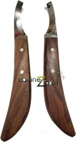 img 3 attached to 🔪 Equinez Tools: Left and Right Handed Farrier Hoof Knives with Razor Edge Sharpness and Stainless Steel Construction