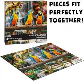 img 2 attached to BunMo Birds Of Paradise: 1000 Piece Jigsaw Puzzles For Adults - Ultimate Game Experience!