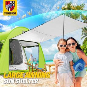 img 1 attached to SUV Tailgate Tent With Sleeping Capacity For 1-4 People - Waterproof Car Camping Tent For Automobiles With Awning (Green)