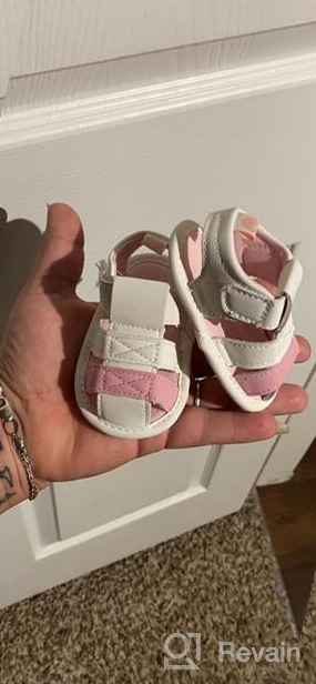 img 1 attached to Sawimlgy Leather Bowknot Sandals - Stylish Shoes and Sandals for Toddler Boys review by Andrew West