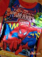 img 1 attached to N'aix Kids' Cotton Pajamas with Cartoon Superhero Print in 2-Piece Set: Cartoon Sleepwear for Little Boys review by Julius Robinson