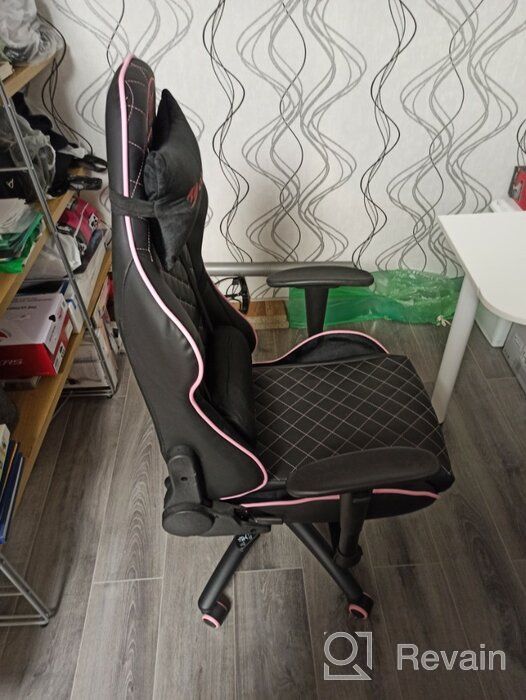 img 2 attached to Computer chair COUGAR ARMOR One EVA gaming chair, upholstery: imitation leather, color: black/pink review by Agata Konarska ᠌