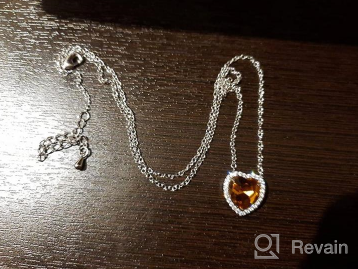 img 1 attached to Beyond Love Birthstone Necklace Anniversary review by John Kahsar