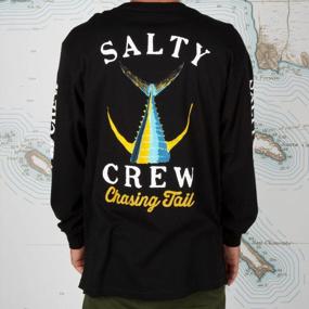 img 1 attached to 👕 Salty Crew Tailed Sleeve T Shirt: Find the Perfect Men's Clothing and T-Shirts & Tanks