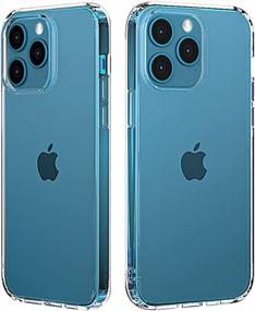 img 4 attached to Protect Your IPhone 14 Pro In Style With AROSKY Diamond Clear Case - Anti-Yellowing, Military-Grade Drop Protection, Slim And Shockproof