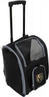 roll in style with the nhl premium wheeled pet carrier! logo