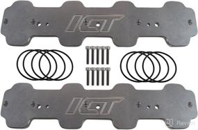 img 3 attached to 🔌 ICT Billet LS Intake Manifold Port Plate Dust Cover Plug - Enhance, Wash, and Paint for LS1, LS3, and LSX Engines (Part #551381)