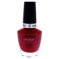cuccio colour nail polish: triple pigmented formula for rich, true coverage & ultra-long lasting shine - a kiss in paris 0.43 oz logo