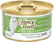 purina fancy feast gourmet naturals grain-free pate wet cat food for adults логотип