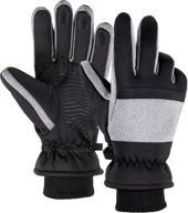 🧤 enhanced seo: waterproof insulated touchscreen breathable windproof men's accessories from gloves & mittens логотип