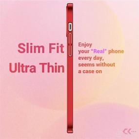 img 3 attached to 📱 CASEKOO Ultra Thin Matte Hard Plastic Case for iPhone 12 Pro Max (6.7 inch) - Slim Fit, Protective Cover with a Stylish Red Finish