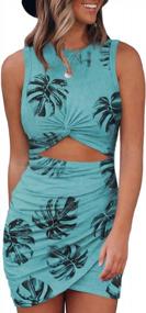 img 4 attached to Stunning And Chic: Acelitt Women'S Sleeveless Hollow Out Twist Bodycon Dress - Perfect For Summer Parties And Evening Events