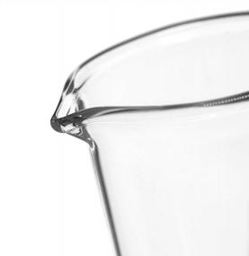img 1 attached to Premium Glass Beaker Set, 50ML, 100ML, 250ML - Low Form - Borosilicate 3.3 Glass - Packaged In Thick, Custom-Fit Foam Insert - Eisco Labs