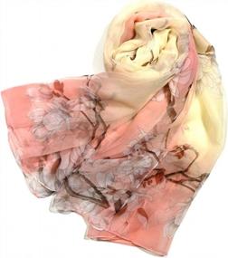 img 2 attached to Indulge In Luxury With Shanlin'S Super-Sized Floral Scarves: Perfect For Gifting!
