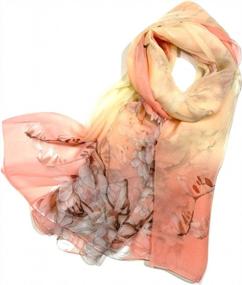 img 3 attached to Indulge In Luxury With Shanlin'S Super-Sized Floral Scarves: Perfect For Gifting!