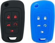 buttons silicone keyless protector chevrolet logo