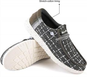 img 2 attached to Men'S Slip-On Loafers: Lightweight, Comfortable & Stylish Walking Shoes By SILENTCARE
