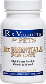 img 1 attached to Rx Vitamins Essentials for Cats - Multivitamin & Mineral Supplement - Boost Wet or Dry Cat Food - Powder 4 oz