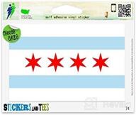 chicago illinois bumper window sticker logo