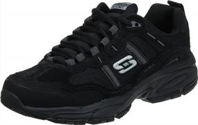 img 4 attached to Skechers Sport Vigor Memory Sneaker Men's Shoes - Fashionable and Trendy Sneakers