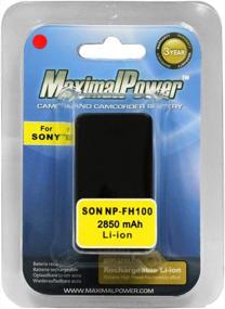 img 4 attached to Сменный аккумулятор MaximalPower для камеры и видеокамер Sony NP-FH100 — 7,4 В, 2850 мАч, литий-ионный, черный
