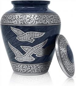 img 3 attached to Wings Of Freedom: Handcrafted Cremation Urn For Adult Human Ashes - Choose Smartchoice For A Beautiful Funeral Memorial