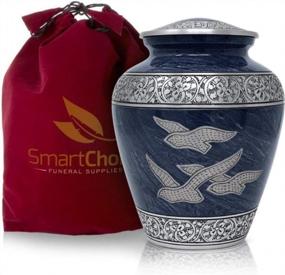 img 4 attached to Wings Of Freedom: Handcrafted Cremation Urn For Adult Human Ashes - Choose Smartchoice For A Beautiful Funeral Memorial