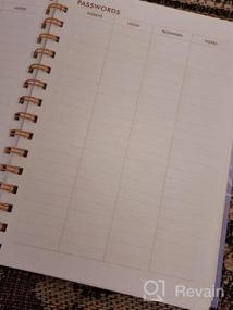 img 8 attached to CAGIE Undated Planner For Women: 12 Months, 54 Weeks, And Any Time Organization With Goal-Setting Tools And Elastic Closure - Black, 5.7" X 8.3