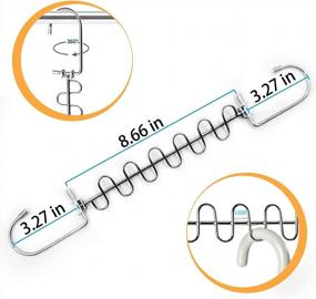 img 1 attached to Maximize Your Closet Space With KLEVERISE'S 20 Pack Stainless Steel Cascading Hangers