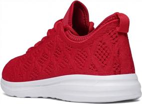 img 2 attached to Stylish Joomra Women'S 3D Woven Lightweight Athletic Sneakers For Maximum Comfort