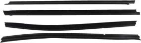 img 3 attached to High-Quality Replacement Weatherstrip Seal Kit for 2005-2015 Toyota Tacoma Double Cab by Flynsu