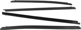 img 1 attached to High-Quality Replacement Weatherstrip Seal Kit for 2005-2015 Toyota Tacoma Double Cab by Flynsu