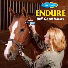 img 2 attached to Farnam Endure Fly Spray: 14-дневная защита лошадей в рулоне, устойчивом к поту, 3 унции