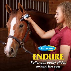 img 1 attached to Farnam Endure Fly Spray: 14-дневная защита лошадей в рулоне, устойчивом к поту, 3 унции
