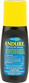 img 4 attached to Farnam Endure Fly Spray: 14-дневная защита лошадей в рулоне, устойчивом к поту, 3 унции