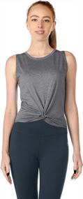 img 1 attached to Icyzone Women'S Workout Tank Tops - Stylish Athletic Yoga And Running Shirts For The Gym