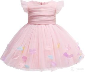 img 2 attached to 👗 Glamulice Baby Girls Lace Party Dresses: Perfect Princess Wedding and Birthday Formal Dress for Toddler