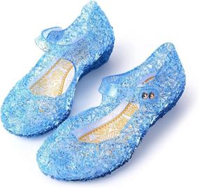 img 3 attached to 👑 JerrisApparel Princess Sandals: Perfect Cosplay Costumes for Girls' Shoes and Flats