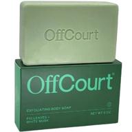 offcourt exfoliating body soap – deep cleansing for men & women, non-drying bar with fresh fig leaves scent. all skin types (5oz, 1 pack) logo