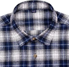 img 3 attached to J VER Flannel Button Shirts Sleeve Boys' Clothing : Tops, Tees & Shirts