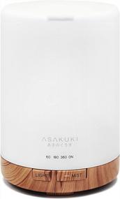 img 4 attached to Revitalize Your Home With ASAKUKI 300ML 5-In-1 Essential Oil Diffuser And Natural Humidifier With LED Light And Safety Features