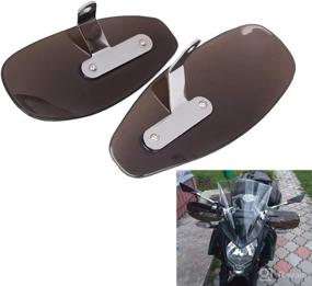 img 4 attached to 🏍️ Universal Motorcycle Hand Guards Wind Cold Protectors Windshield Deflectors for Honda Suzuki Harley Yamaha BMW - WINALL